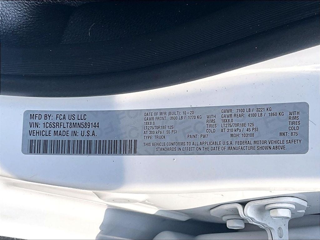 2021 RAM 1500 Rebel