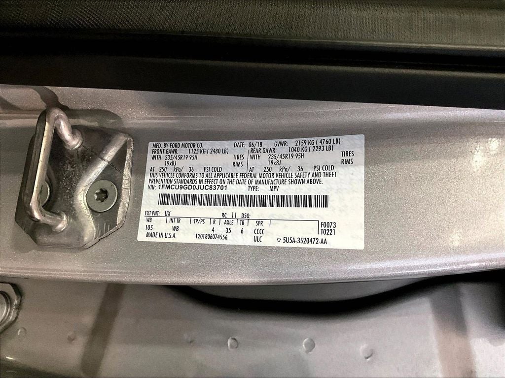 2018 Ford Escape SE