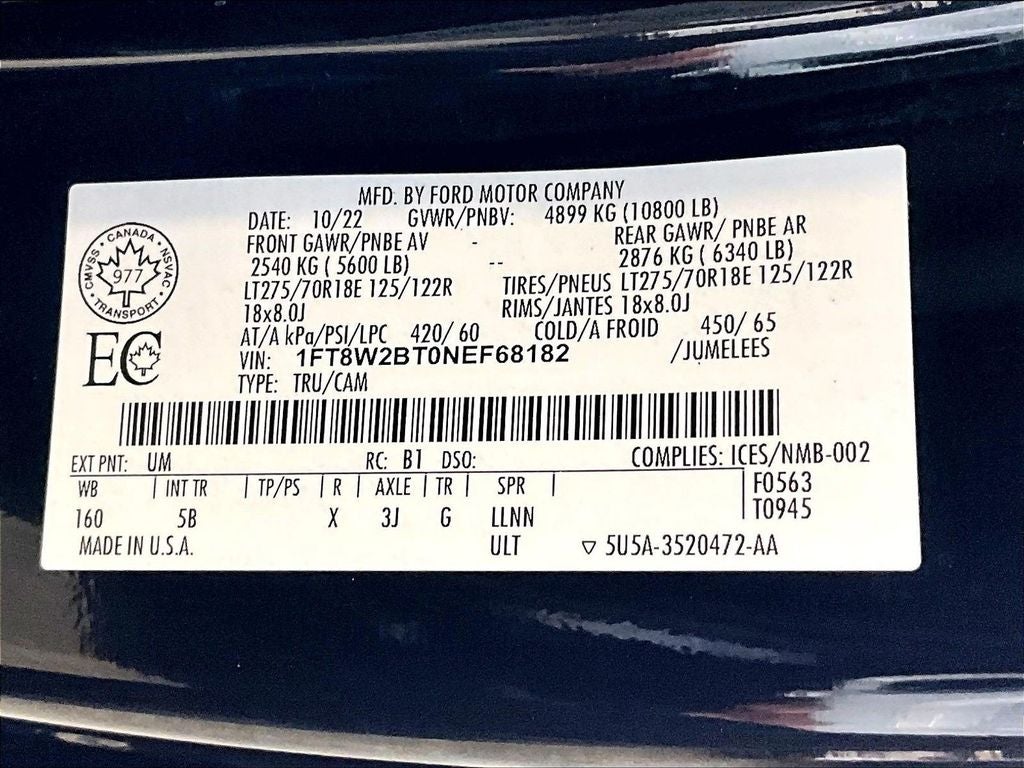 2022 Ford F-250SD Lariat