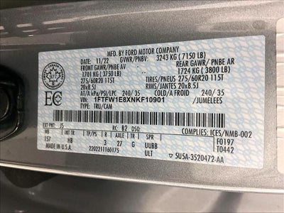 2022 Ford F-150 LARIAT