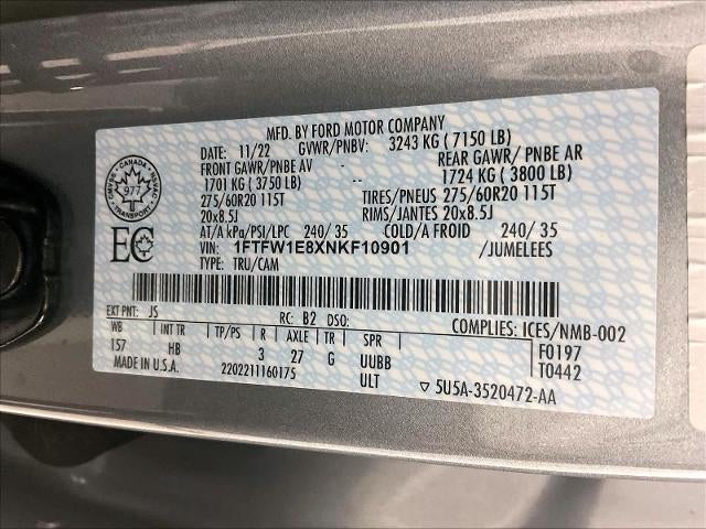 2022 Ford F-150 LARIAT