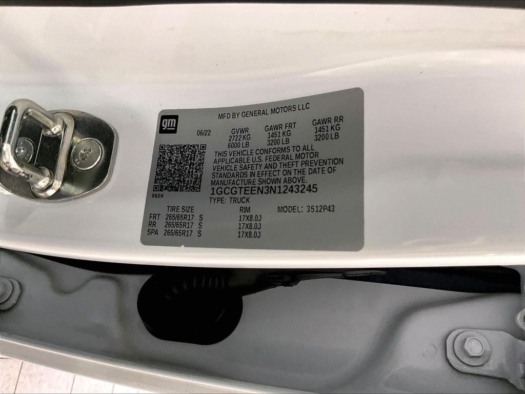 2022 Chevrolet Colorado ZR2