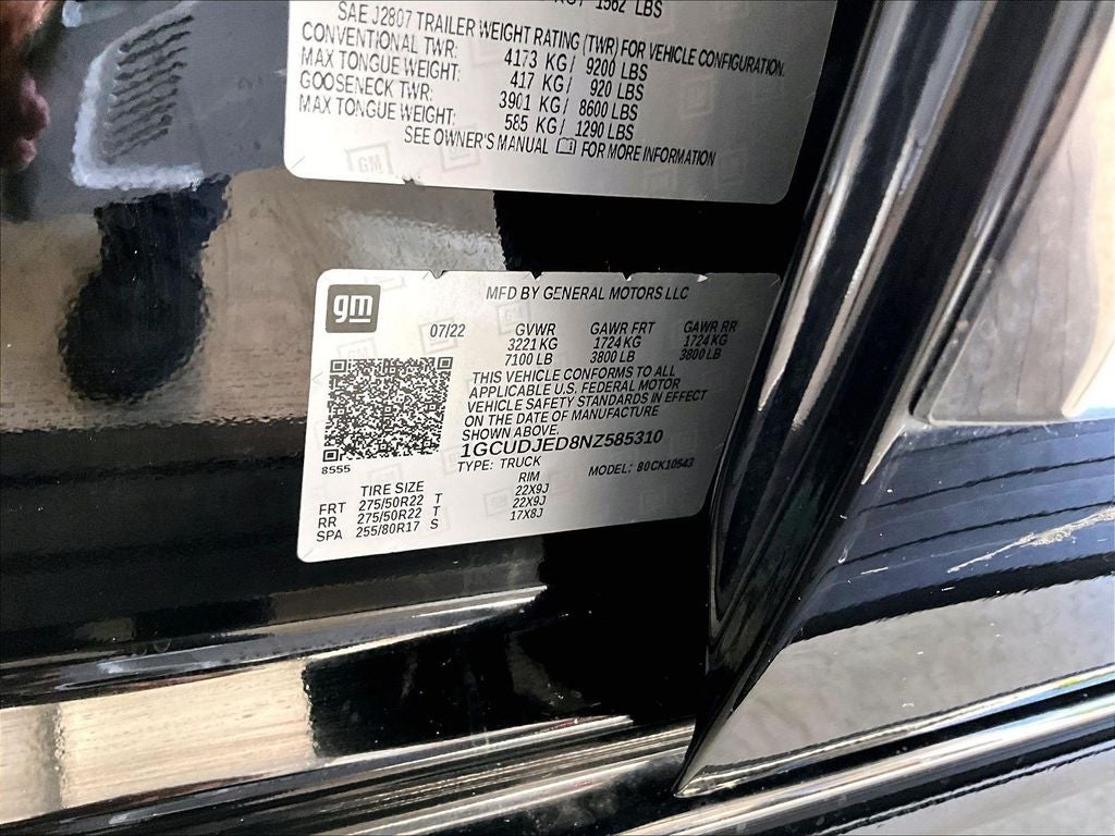 2022 Chevrolet Silverado 1500 High Country