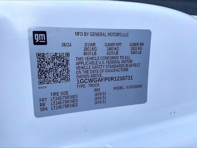 2024 Chevrolet Express Cargo Van RWD 2500 135"