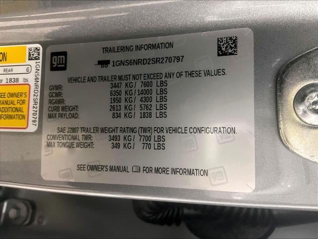 2025 Chevrolet Tahoe LT