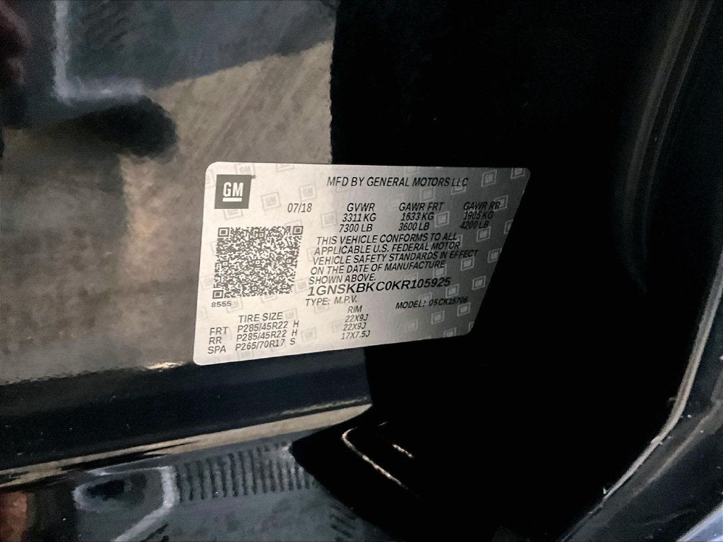 2019 Chevrolet Tahoe LT