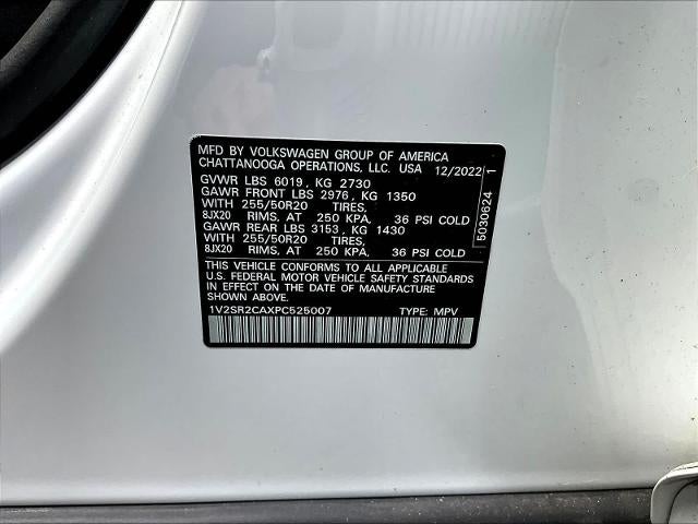 2023 Volkswagen Atlas 3.6L V6 SEL R-Line Black