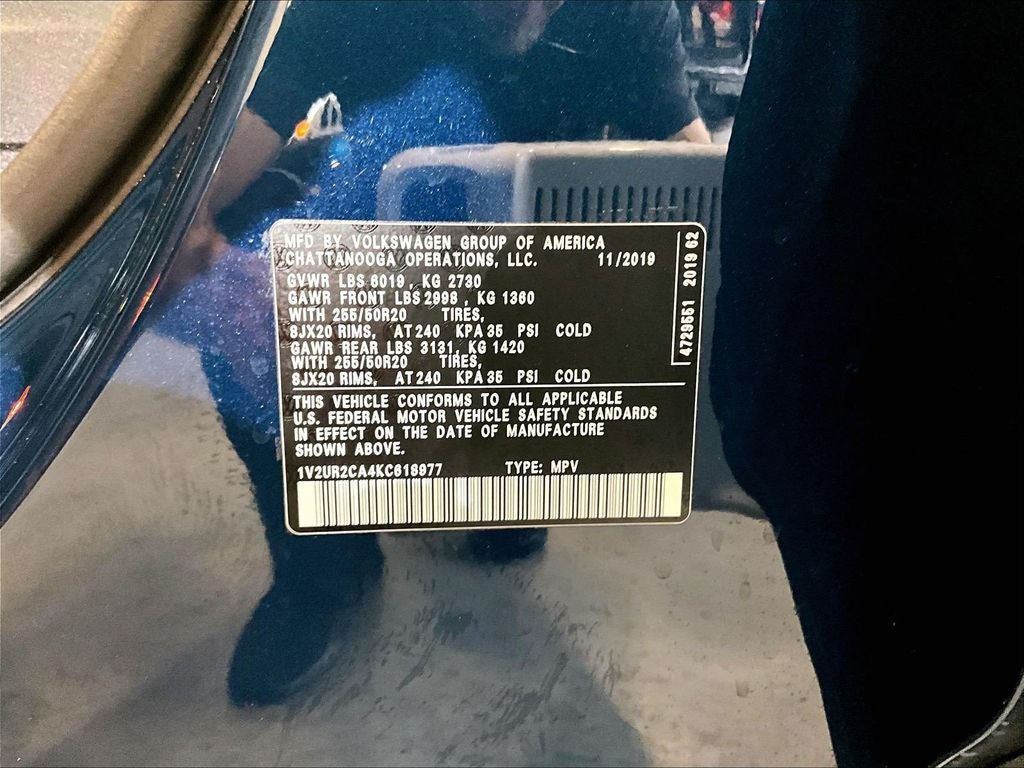2019 Volkswagen Atlas 3.6L V6 SE w/Technology