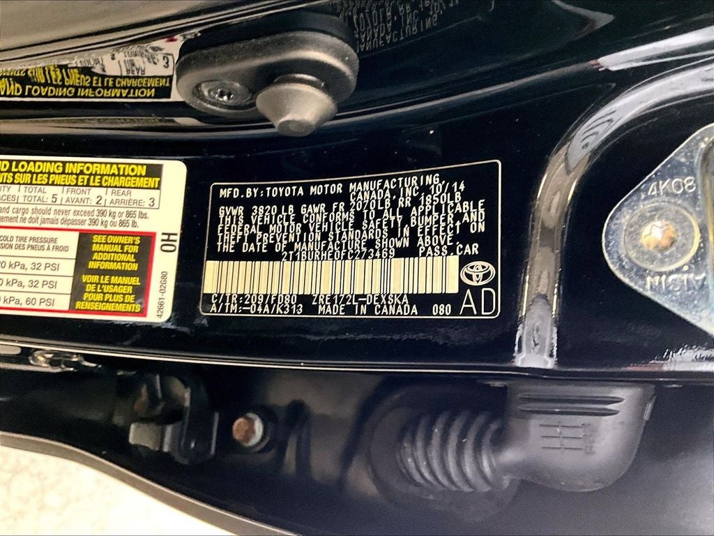 2015 Toyota Corolla S Plus