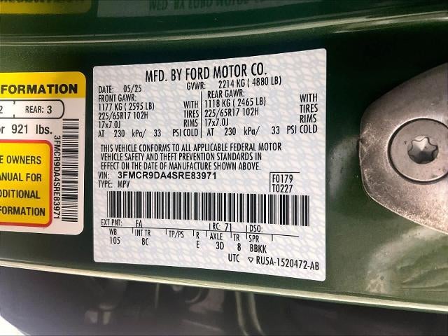 2025 Ford Bronco Sport Badlands