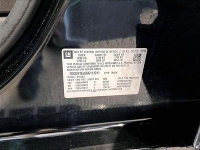 2016 Chevrolet Silverado 1500 High Country