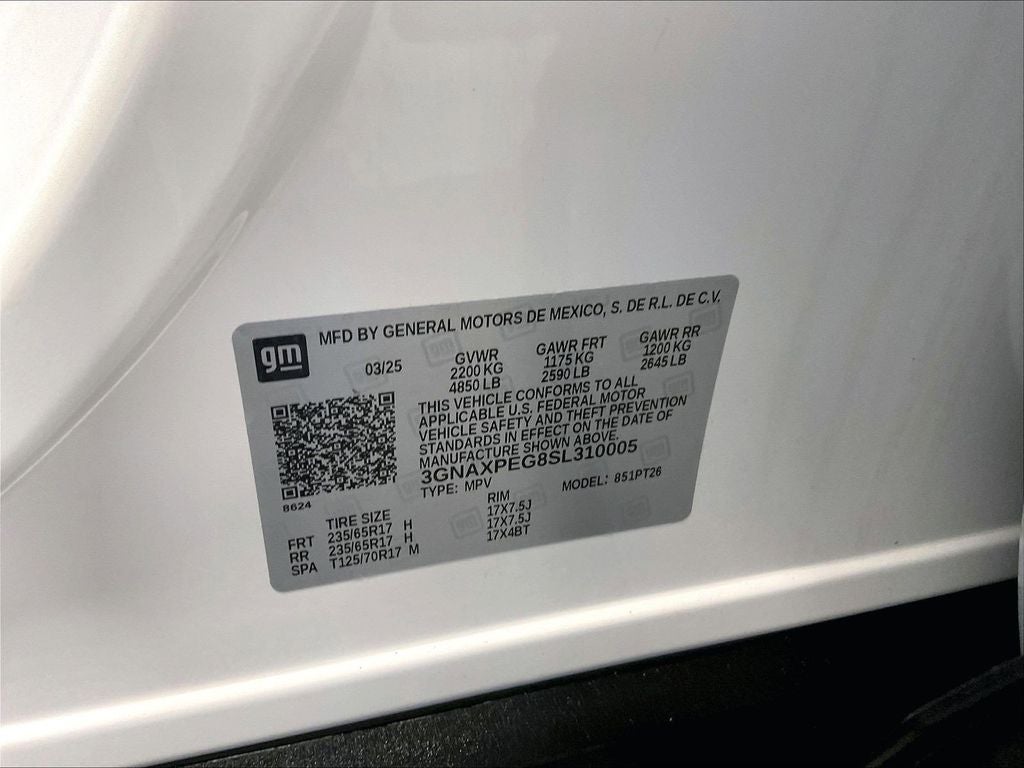 2025 Chevrolet Equinox AWD LT