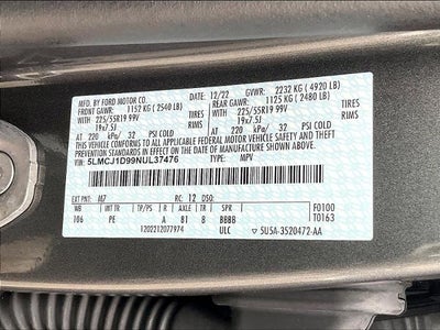 2022 Lincoln Corsair Standard