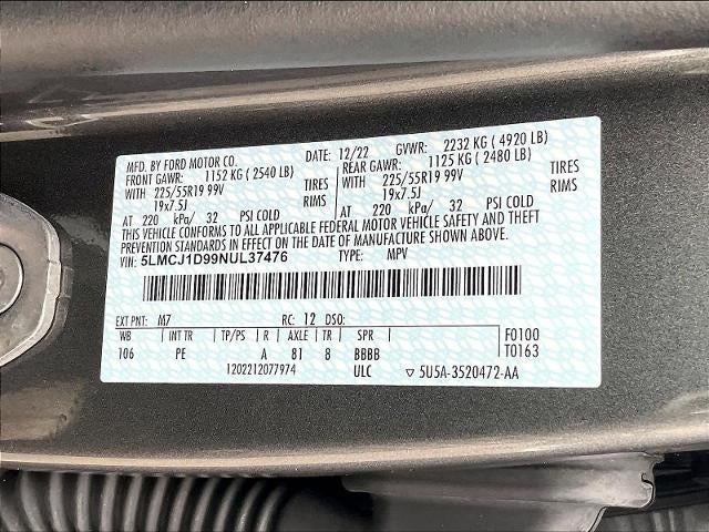 2022 Lincoln Corsair Standard