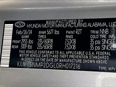 2024 Hyundai SANTA FE SEL