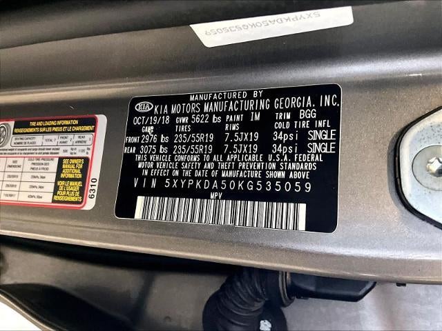 2019 Kia Sorento SX V6