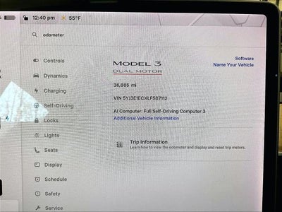 2020 Tesla Model 3 Performance
