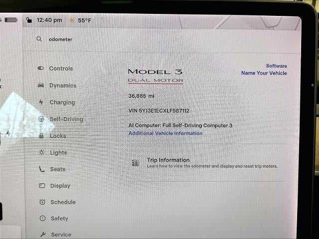 2020 Tesla Model 3 Performance