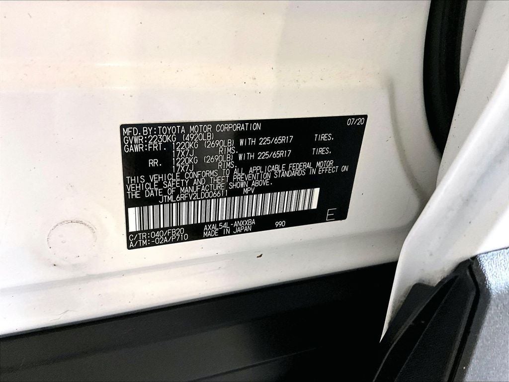 2020 Toyota RAV4 Hybrid LE