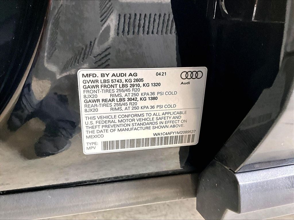 2021 Audi SQ5 Prestige quattro