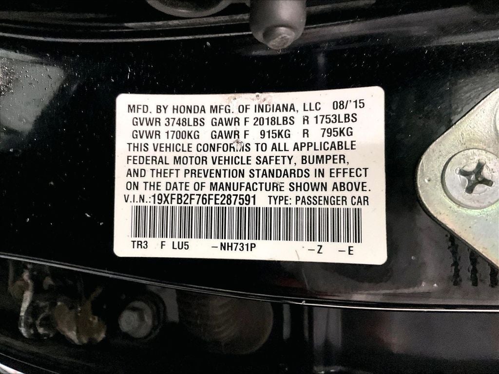 2015 Honda Civic SE