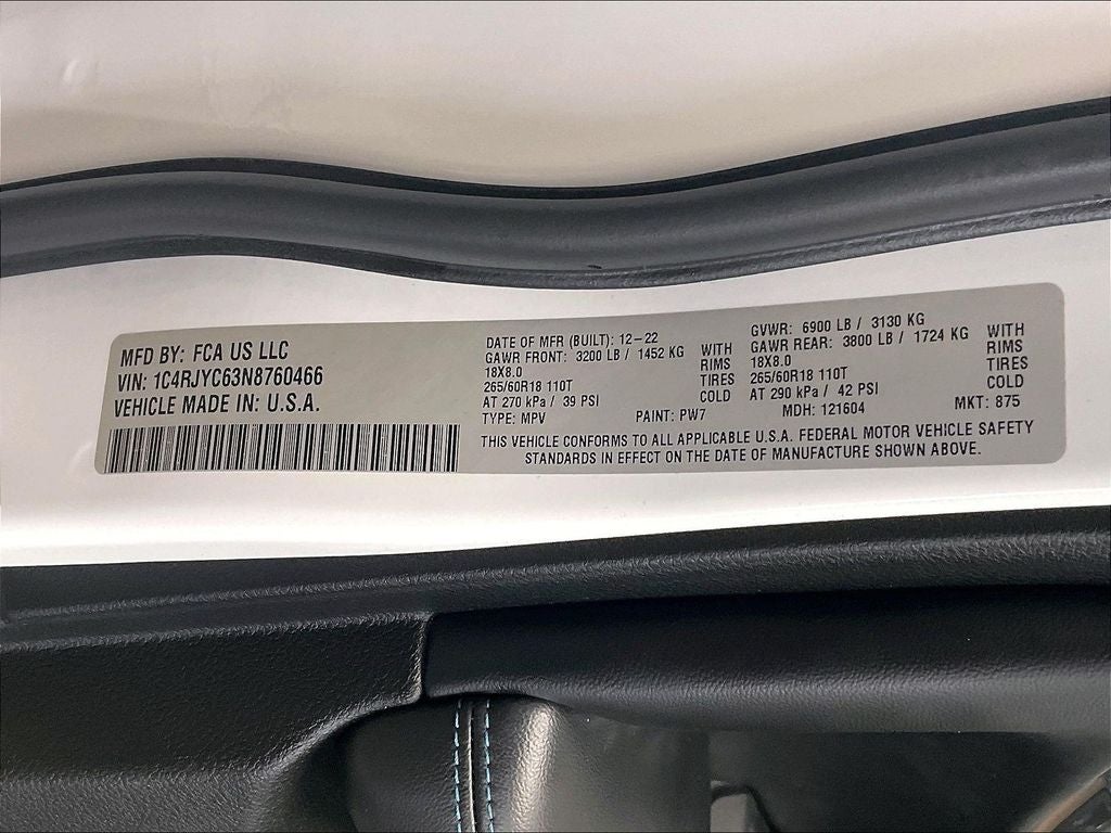 2022 Jeep Grand Cherokee Trailhawk 4xe