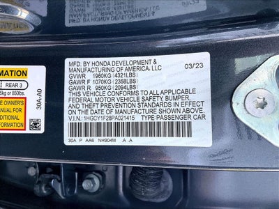 2023 Honda Accord LX
