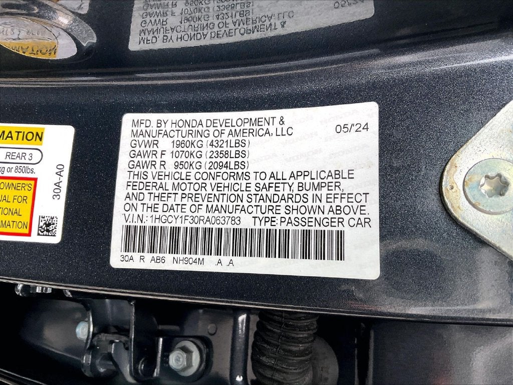 2024 Honda Accord EX