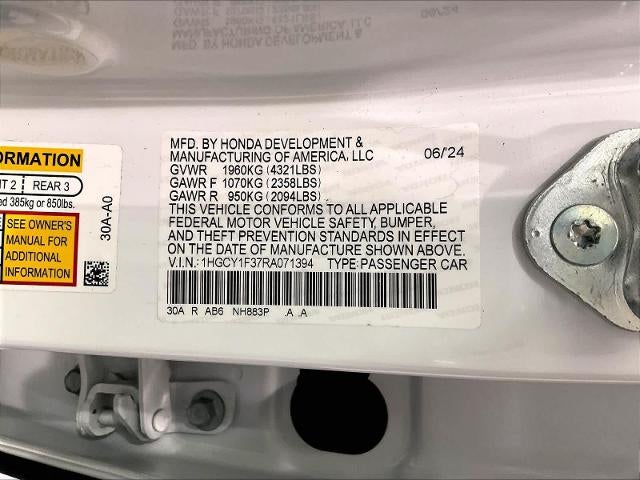 2024 Honda Accord Sedan EX CVT