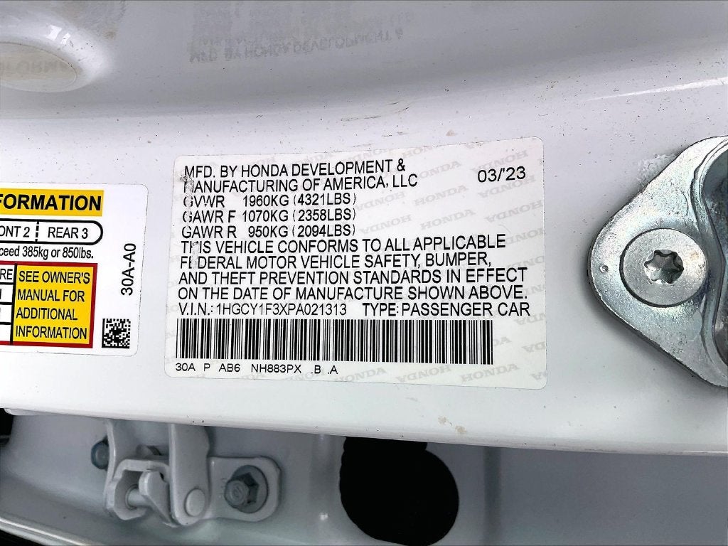 2023 Honda Accord EX
