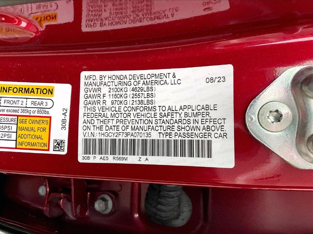 2023 Honda Accord Hybrid Sport-L