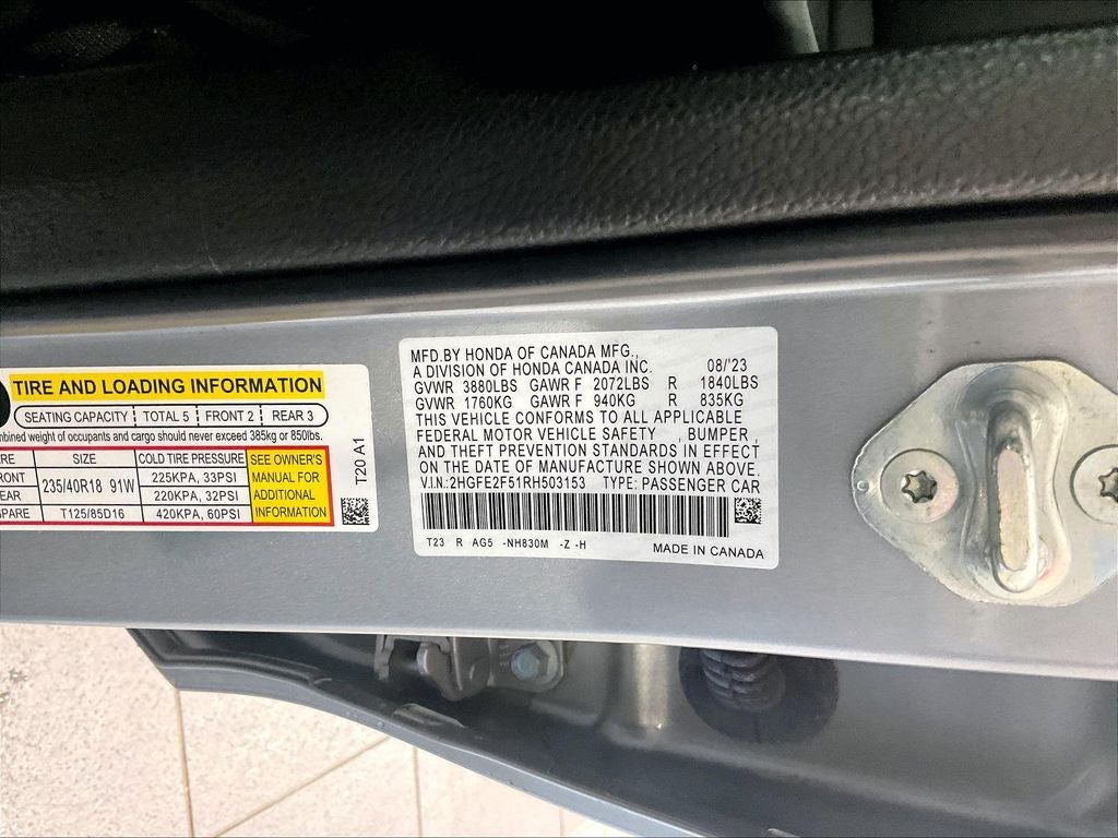 2024 Honda Civic Sport