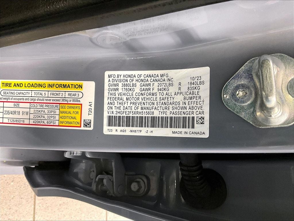 2024 Honda Civic Sport
