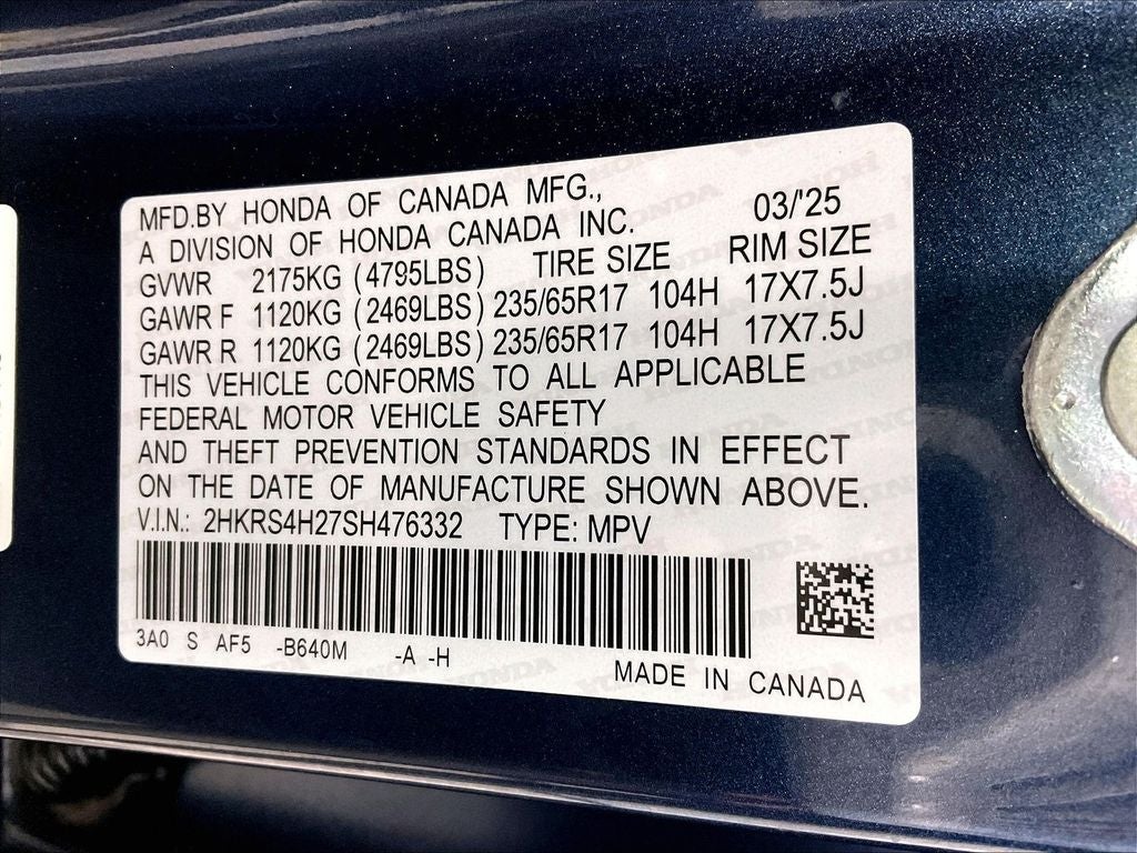 2025 Honda CR-V LX