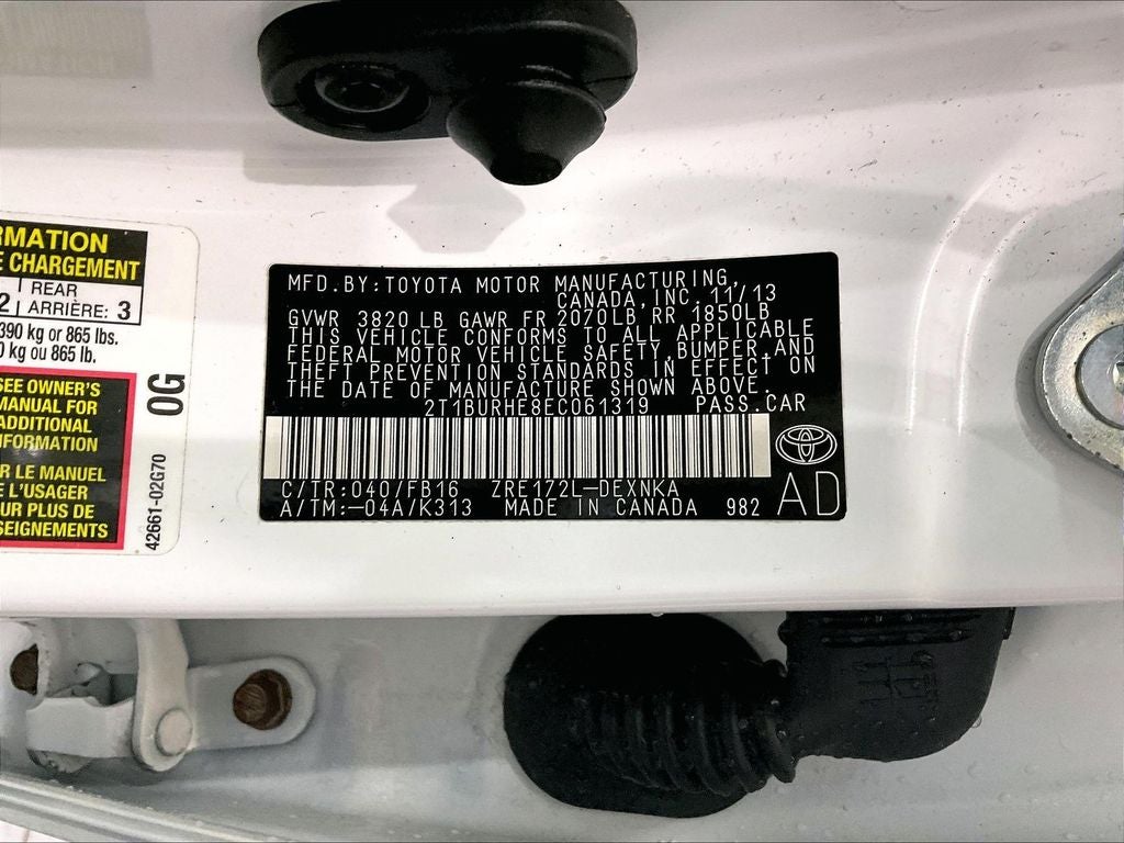 2014 Toyota Corolla LE Plus