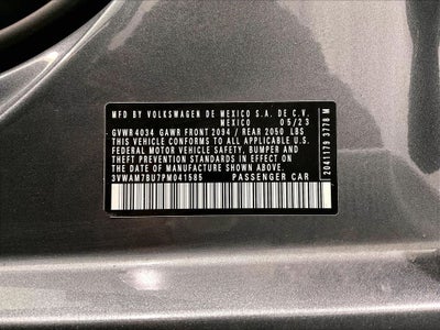 2023 Volkswagen Jetta Sport Manual