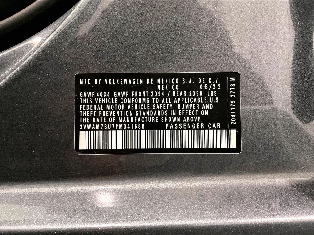 2023 Volkswagen Jetta Sport Manual