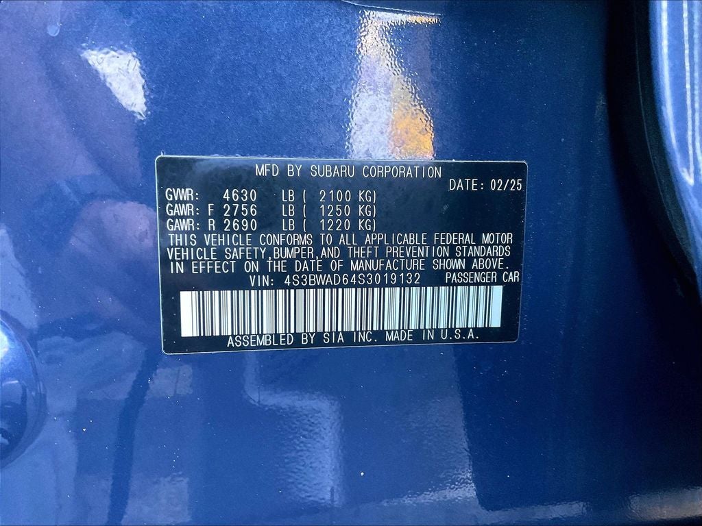 2025 Subaru Legacy Premium