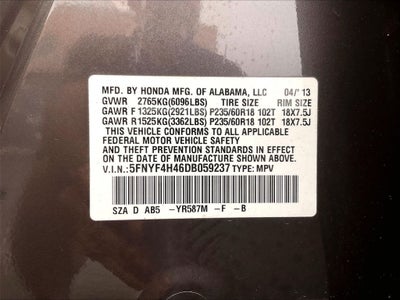 2013 Honda Pilot EX