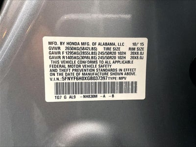 2016 Honda Pilot Elite