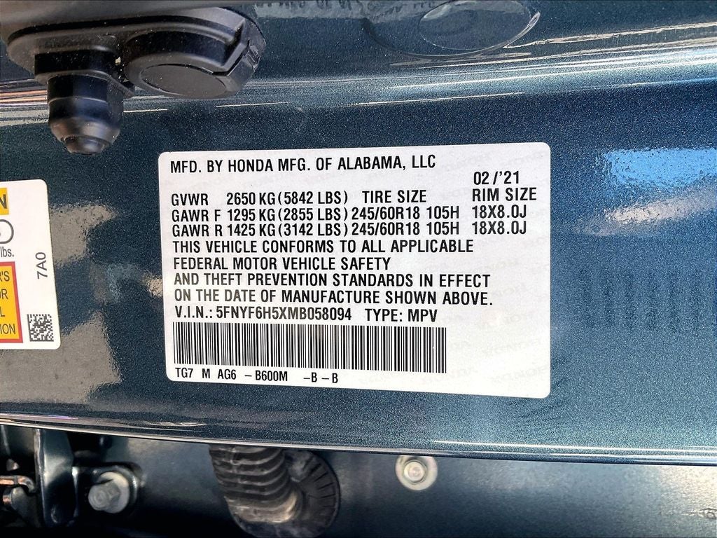 2021 Honda Pilot EX-L