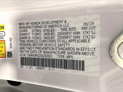 2025 Honda CR-V LX AWD