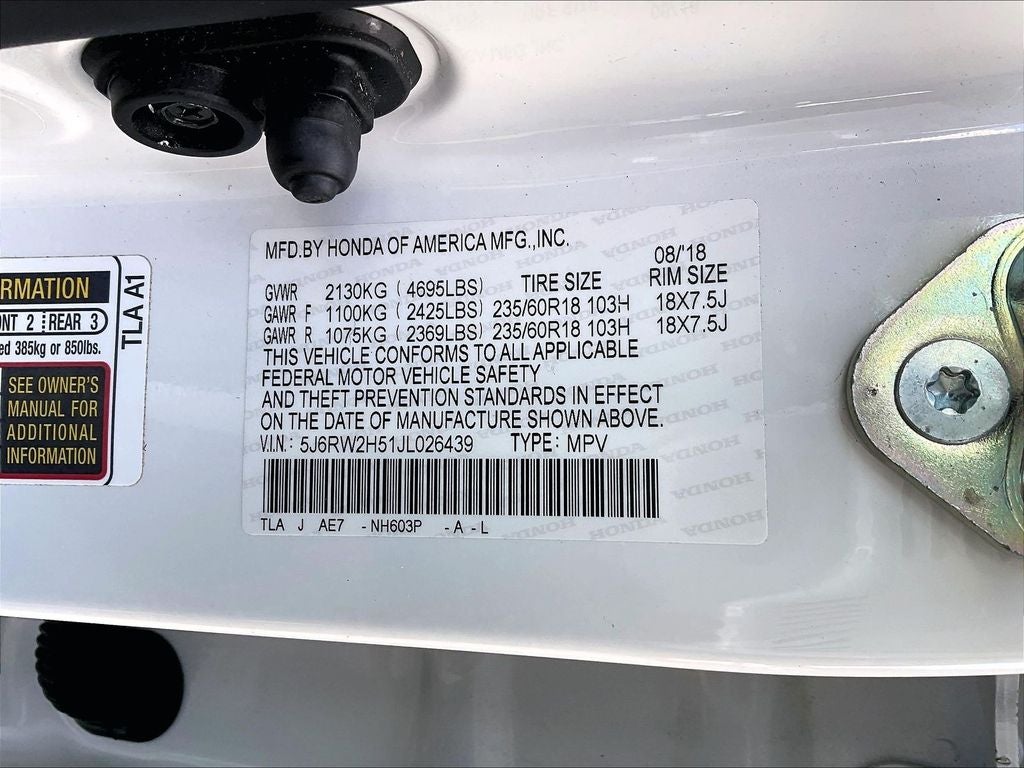 2018 Honda CR-V EX