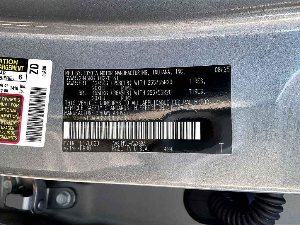 2025 Toyota Grand Highlander Hybrid Limited