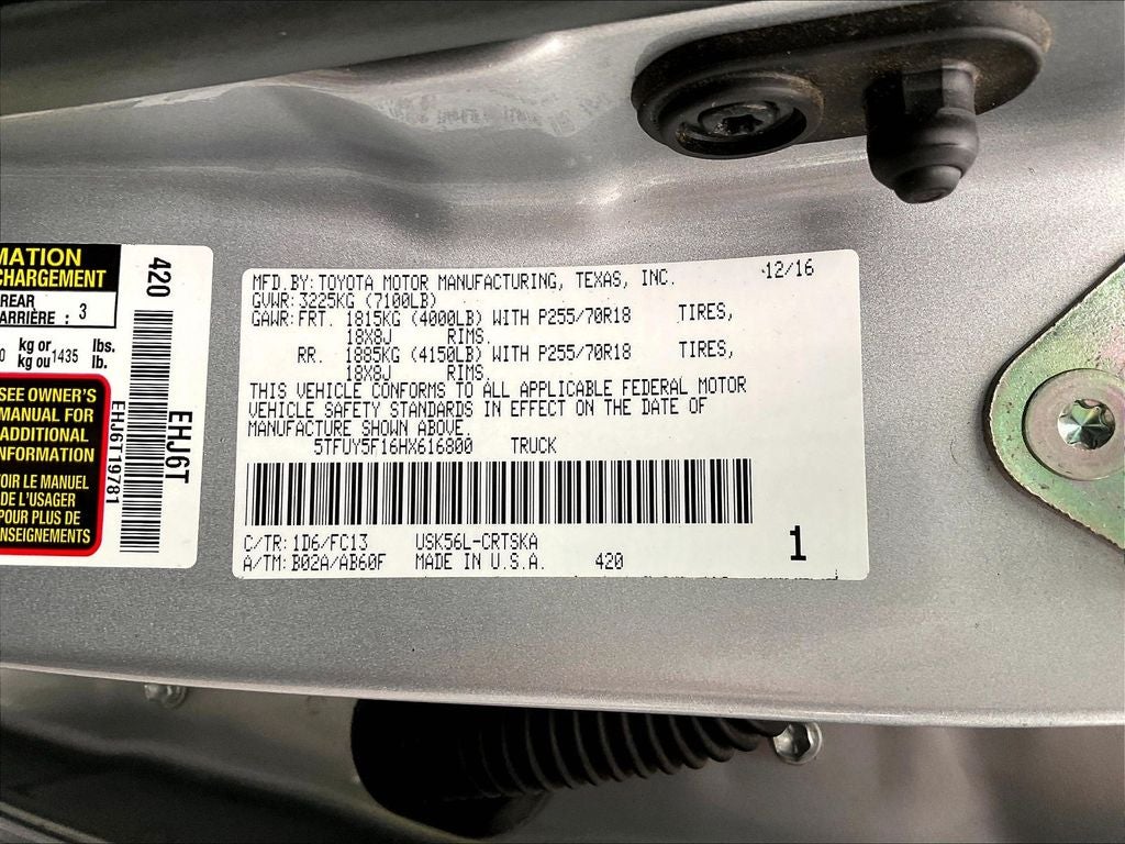 2017 Toyota Tundra SR5 5.7L V8