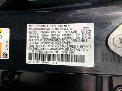 2025 Honda CR-V LX AWD