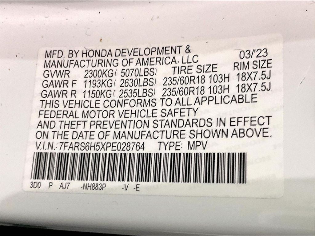2023 Honda CR-V Hybrid Sport