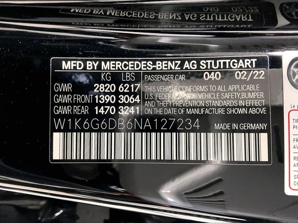 2022 Mercedes-Benz S-Class S 500 4MATIC®