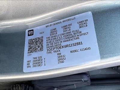 2024 Chevrolet Colorado Crew Cab Short Box 4-Wheel Drive Z71