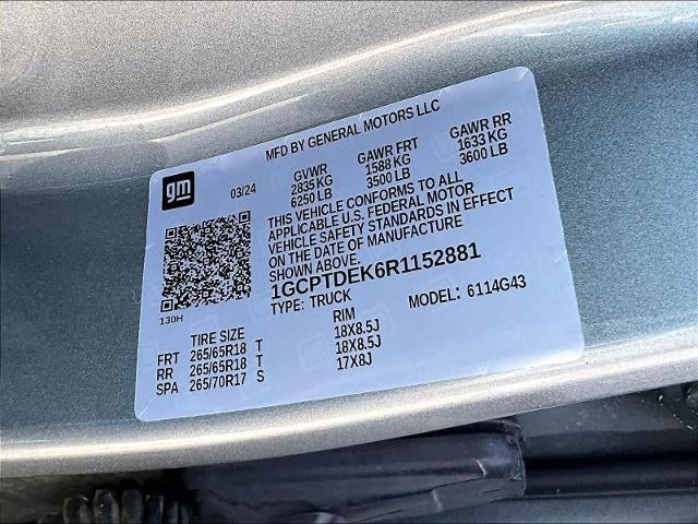 2024 Chevrolet Colorado Crew Cab Short Box 4-Wheel Drive Z71